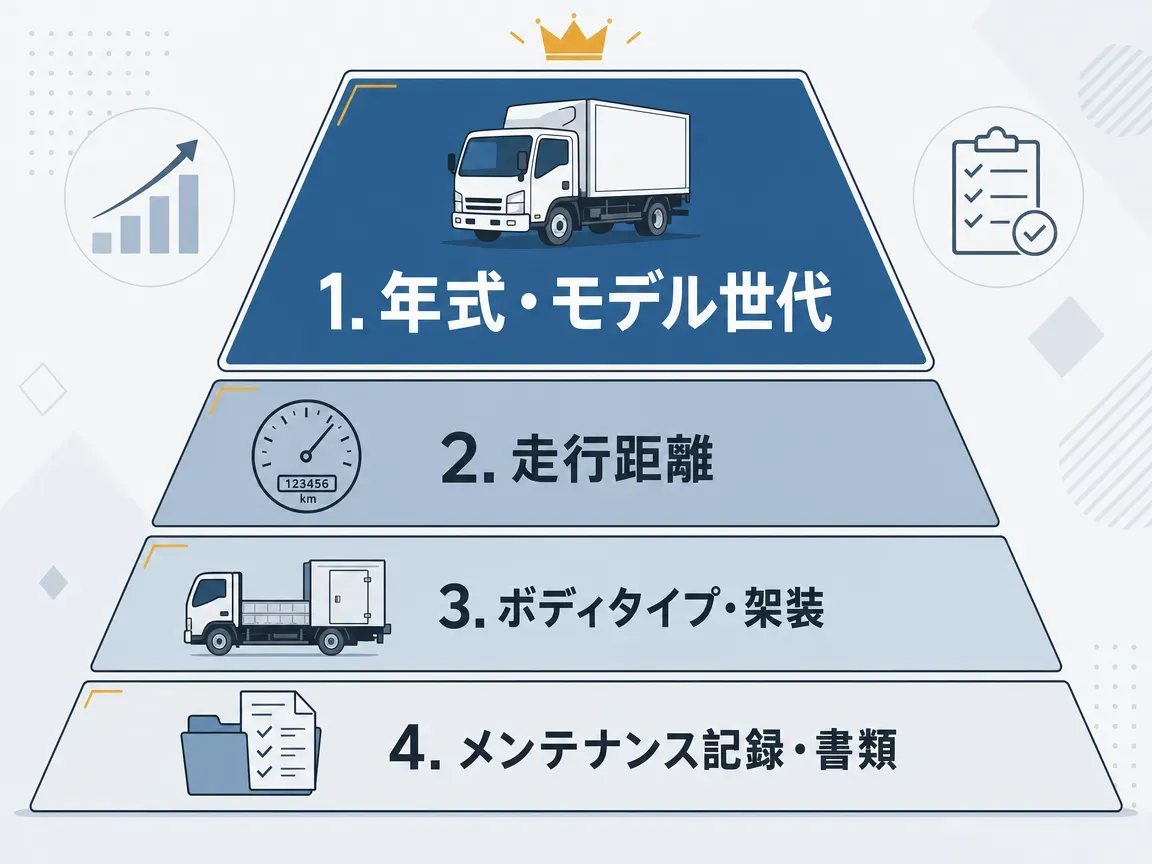 エルフ売却の国内流通ルートと輸出ルートの比較フロー図。輸出ルートはオーナーから輸出買取業者、海外エンドユーザーへ直接流れ、中間マージンが少なく高値が期待できる